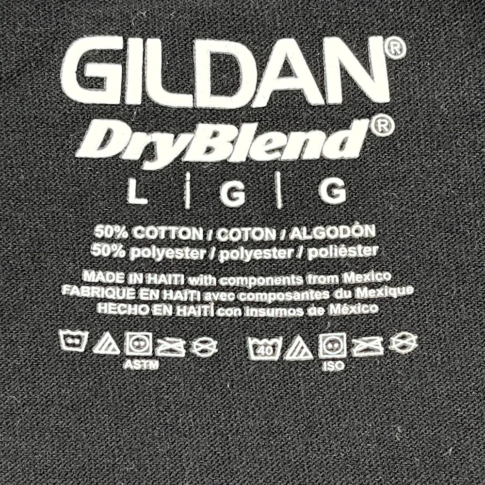 Gildan T Shirt Mens Large Black Cotton Blood In Blood Out Chicano Art Graphic - Picture 4 of 5